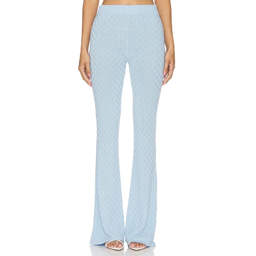 Seroya Textured Powder Blue Agatha Pants Size S
